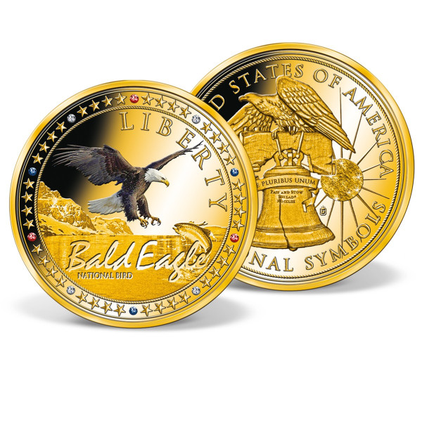 Bald Eagle - National Bird Colossal Commemorative Coin US_9175872_1