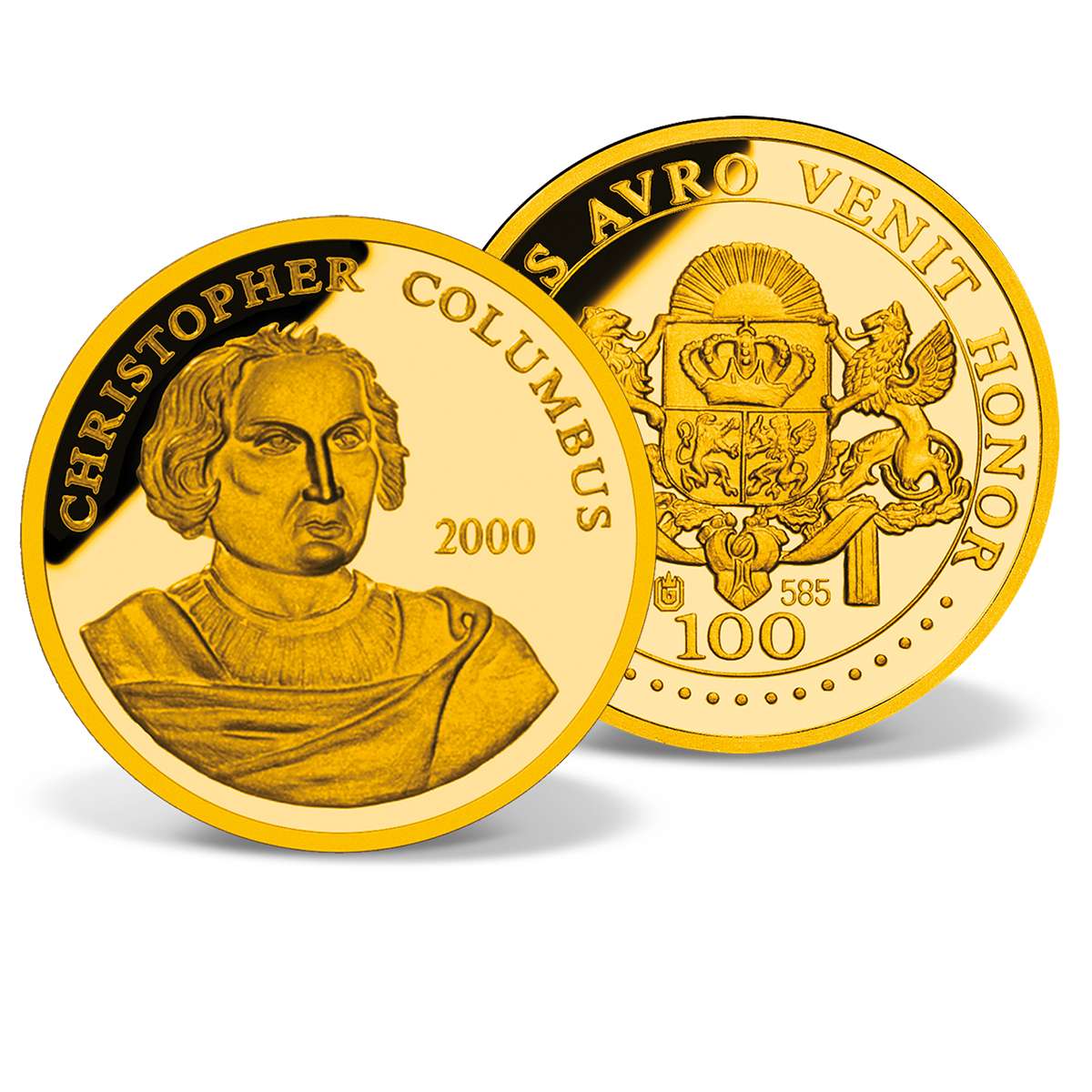 Christopher Columbus Commemorative Gold Coin American Mint