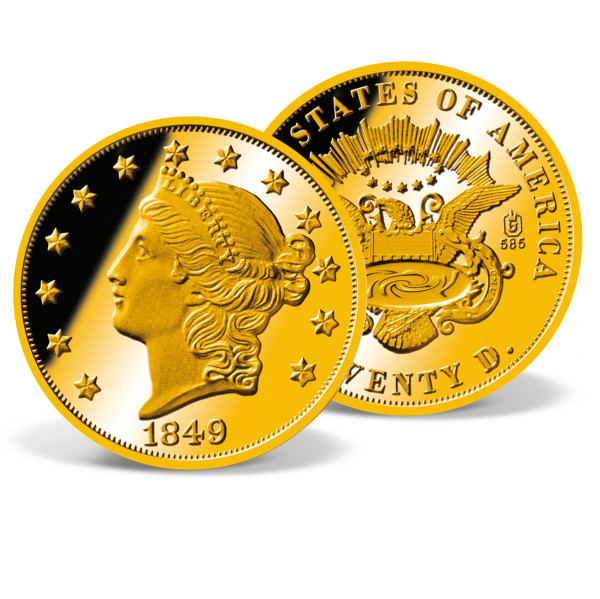 1849 Liberty Head Gold Double Eagle Replica US_9859350_1