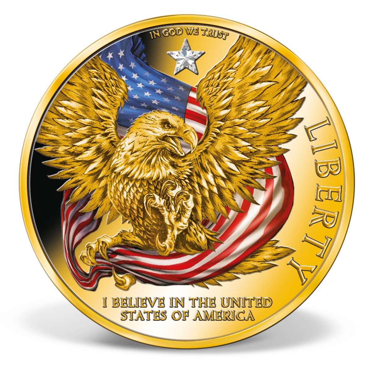 United States of America Commemorative Coin | Gold-Layered | Gold ...