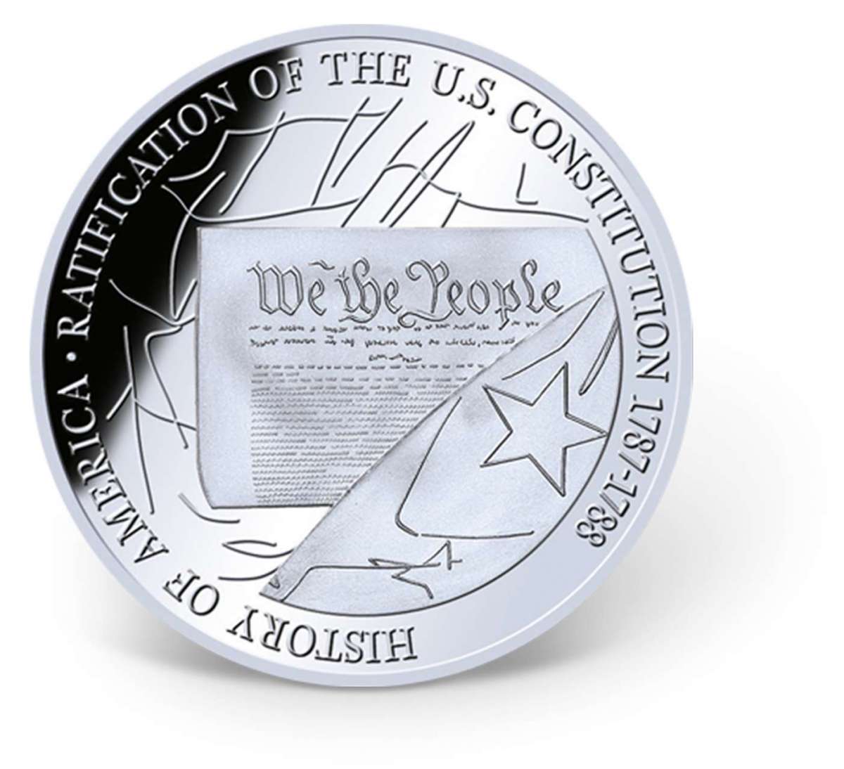 U.S. Constitution Precious Metal Coin Set | Gold-Layered | Gold | American  Mint