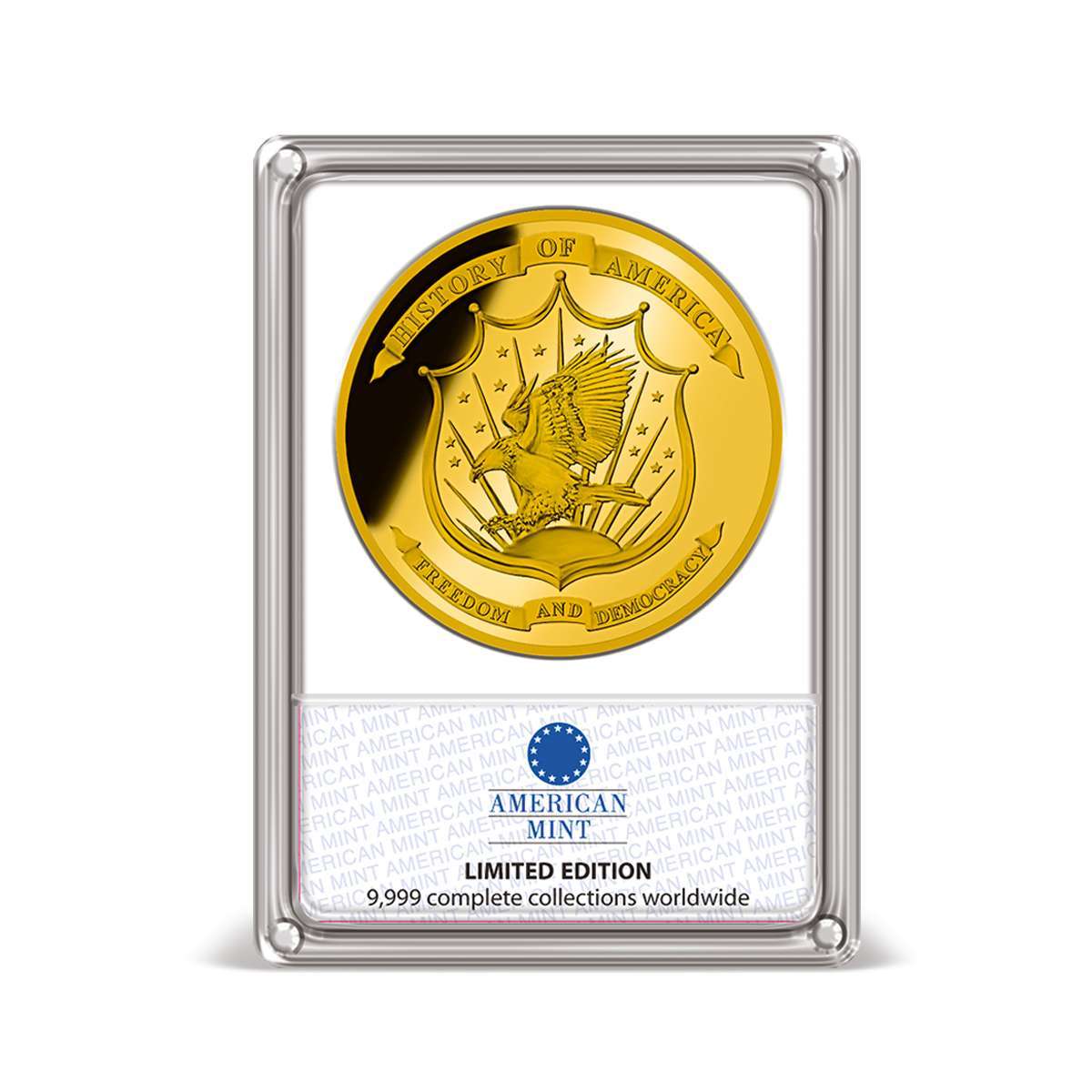 Statue of Liberty Archival Edition Commemorative Coin | Gold-Layered | Gold  | American Mint