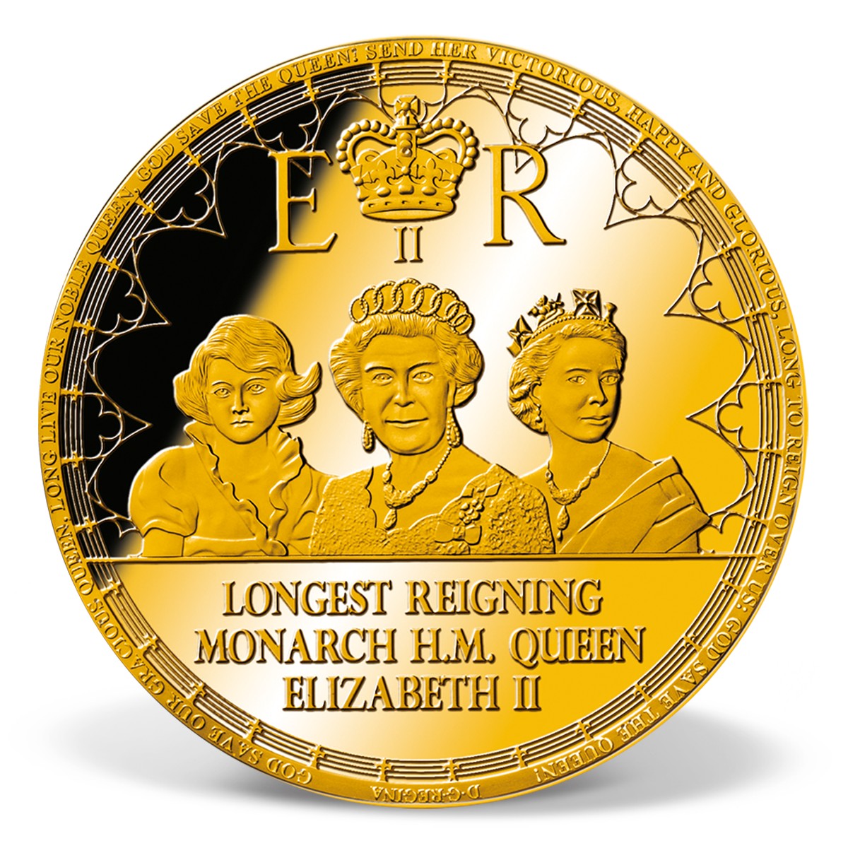 Queen Elizabeth II Longest Reigning Monarch Jumbo Commemorative Coin