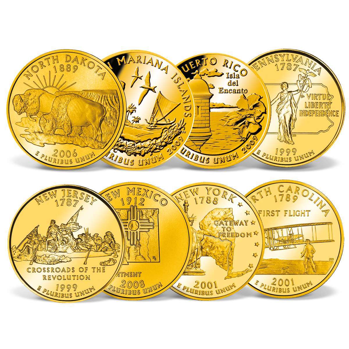 gold-layered-state-quarters-set-gold-layered-gold-american-mint