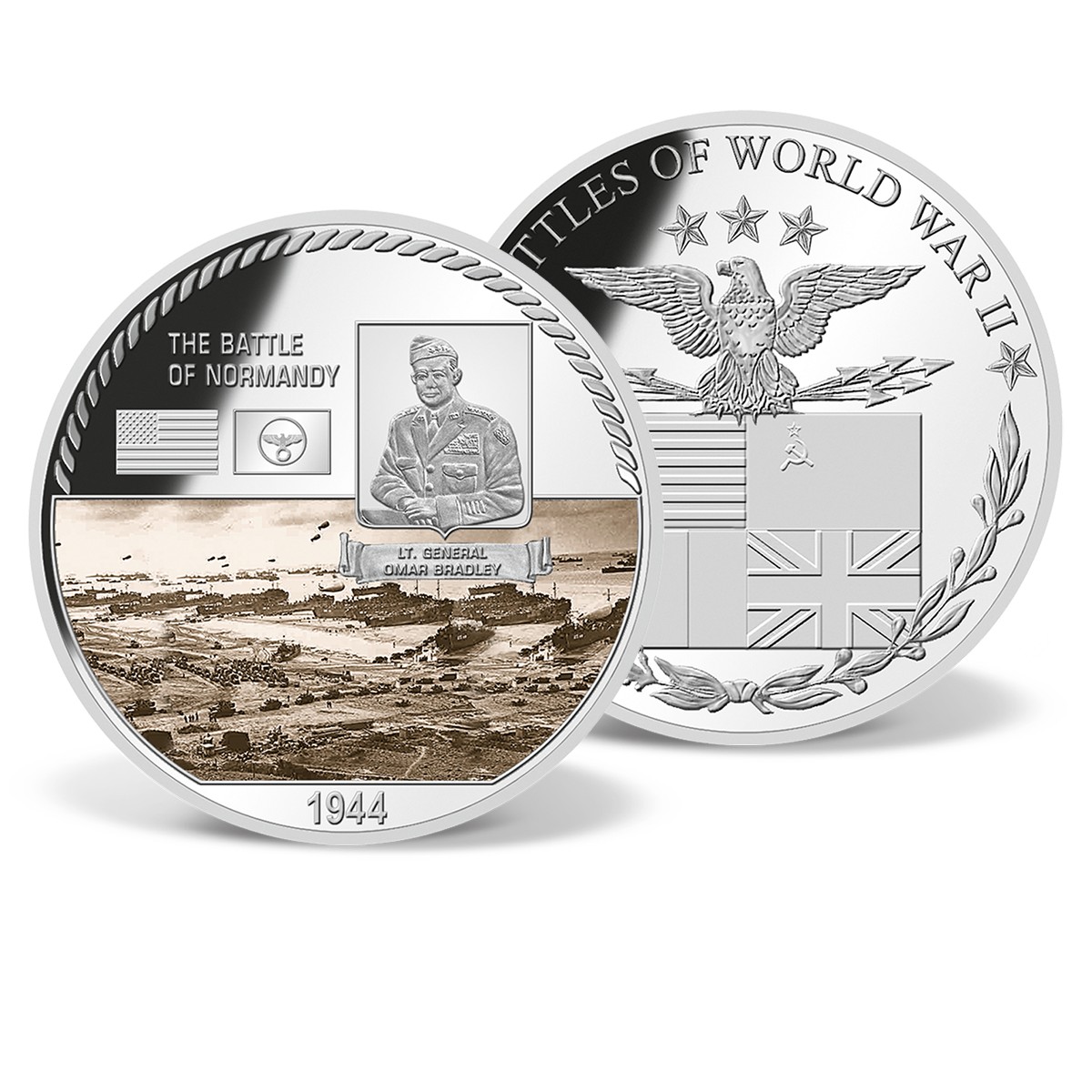 The Battle of Normandy Commemorative Color Coin