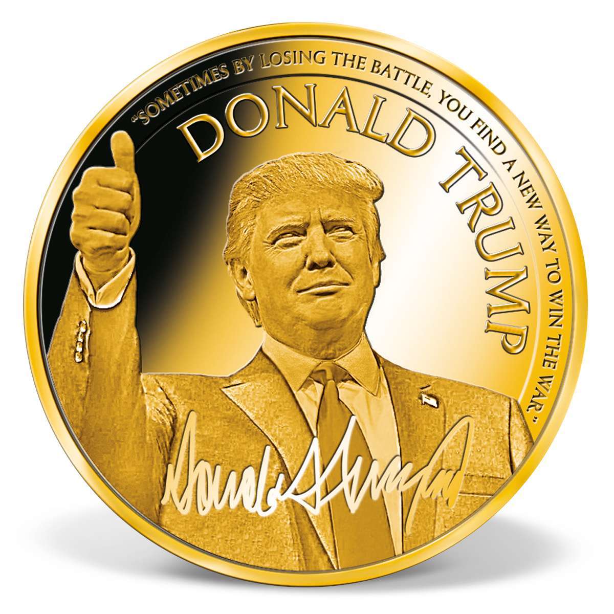 Donald Trump - Make America Great Again Commemorative Gold Coin | Solid ...