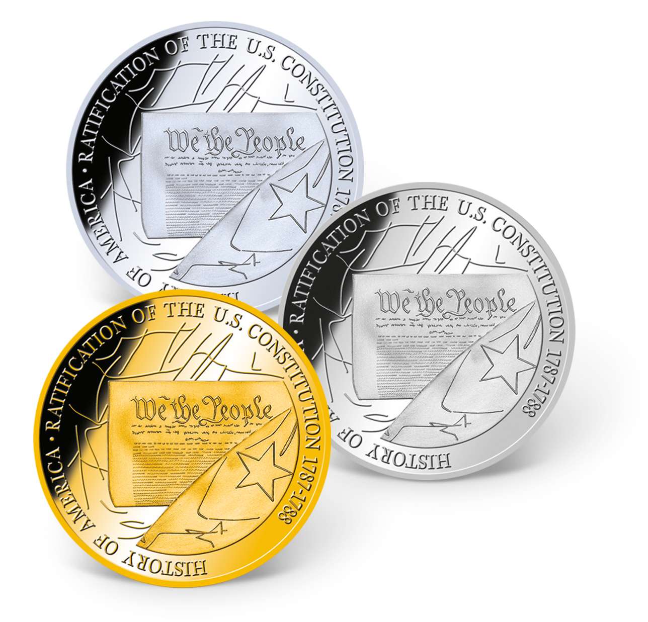 U.S. Constitution Precious Metal Coin Set