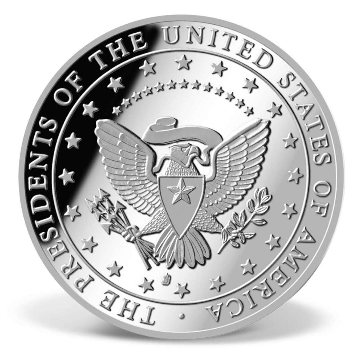 President Donald Trump Commemorative Coin | Silver-Plated | Silver ...