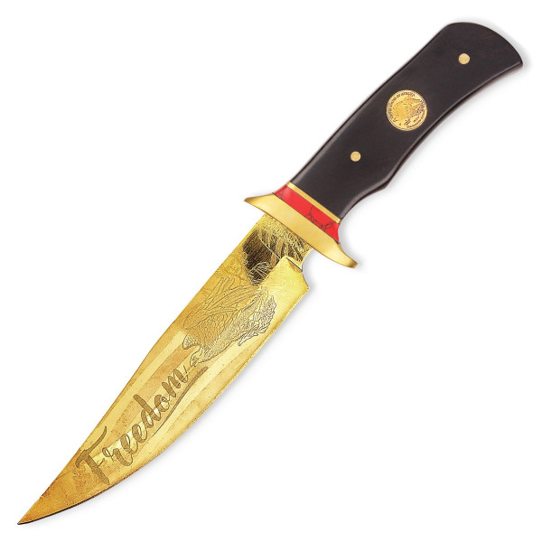 Freedom - American Eagle Gold Coin Bowie Knife US_5278421_1