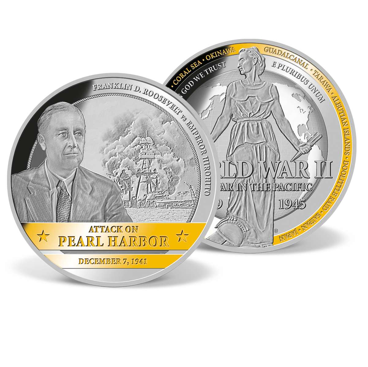 Pearl Harbor Commemorative Coin For Sale American Mint