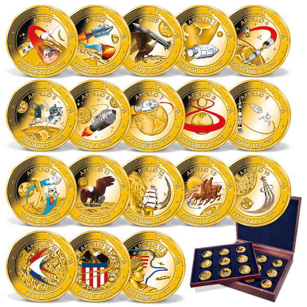 The Apollo Missions Color Coin Set US_1702420_1