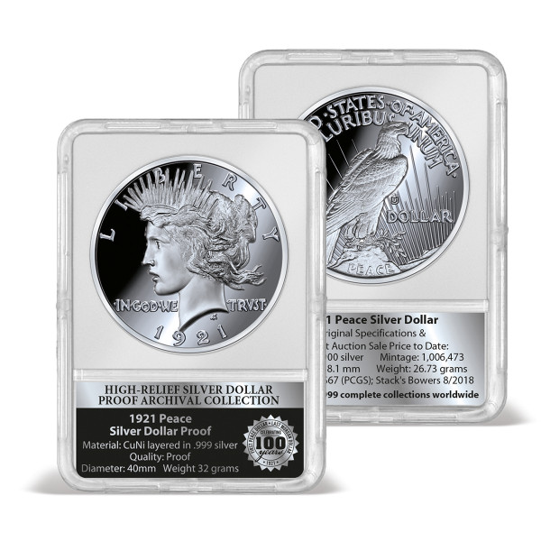 1921 Peace Dollar High Relief Archival Edition US_8202175_1